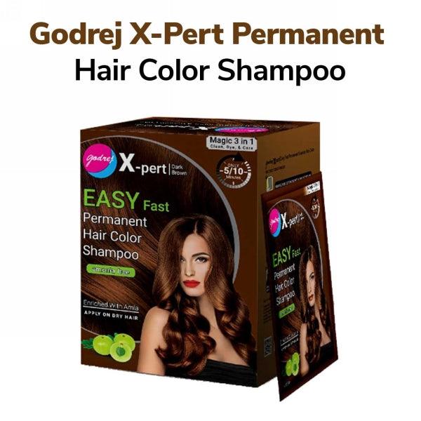 GODREJ DARK BROWN HAIR COLOR SHAMPOO 25ML - Nazar Jan's Supermarket