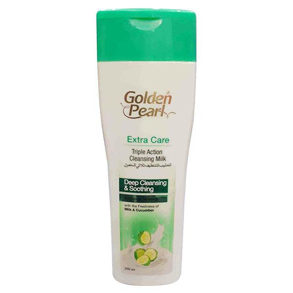 GOLDEN PEARL EXTRA CARE TRIPLE ACTION CLEANSING MILK LOTION 200ML - Nazar Jan's Supermarket
