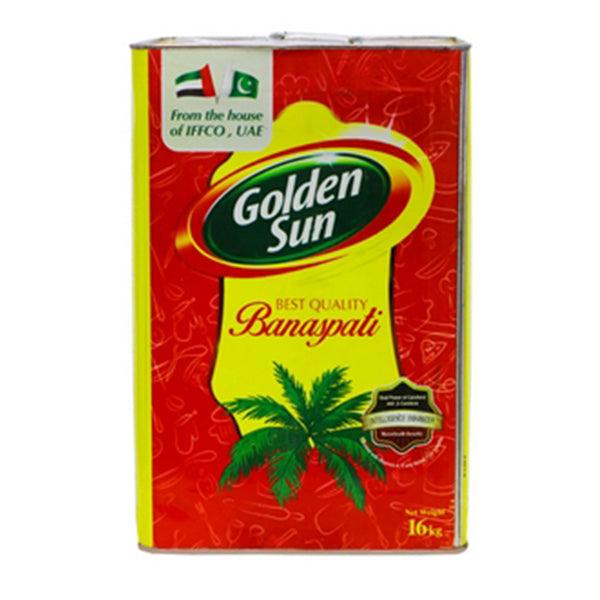 GOLDEN SUN BANASPATII GHEE 16KG - Nazar Jan's Supermarket