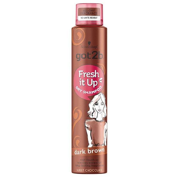 GOT2B FRESH IT UP DRY SHAMPOO BROWN 200ML - Nazar Jan's Supermarket