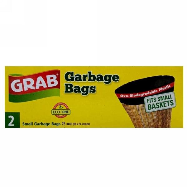 GRAB GARBAGE BAGS 2 SMALL18X24 - Nazar Jan's Supermarket