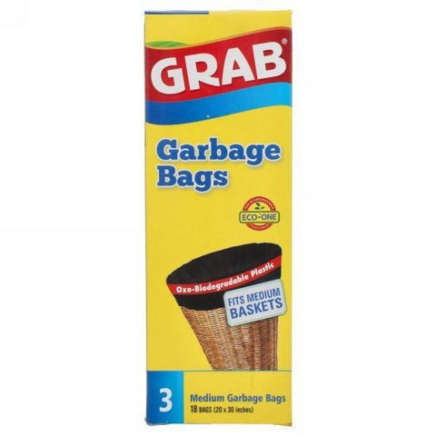 GRAB GARBAGE BAGS 3 MEDIUM 20X30 - Nazar Jan's Supermarket