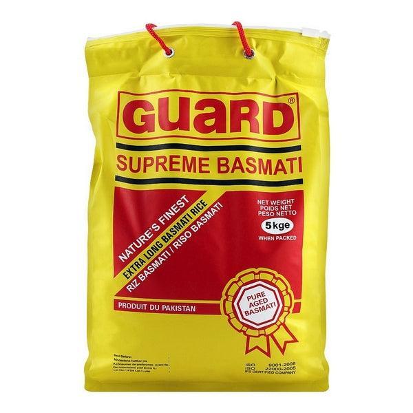 GUARD SUPREME BASMATI RICE 5KG - Nazar Jan's Supermarket