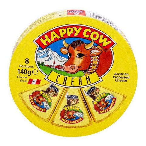 HAPPY COW CREAM CHEESE 140GM - Nazar Jan's Supermarket