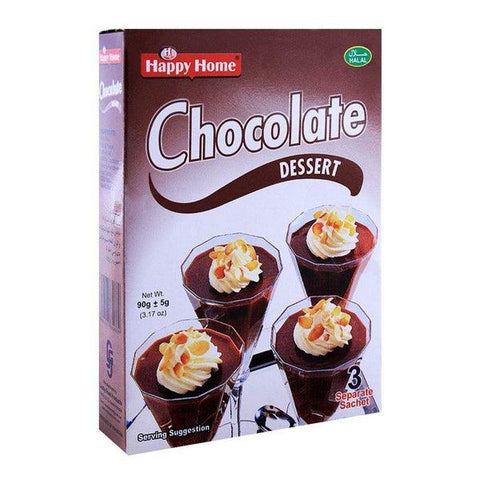 HAPPY HOME CHOCOLATE DESSERT 90G - Nazar Jan's Supermarket