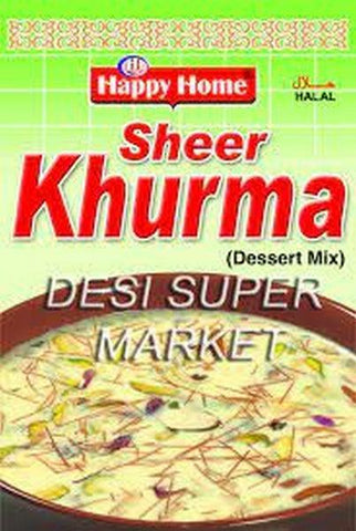 HAPPY HOME SHEER KHURMA MIX DESSERT 160GM - Nazar Jan's Supermarket