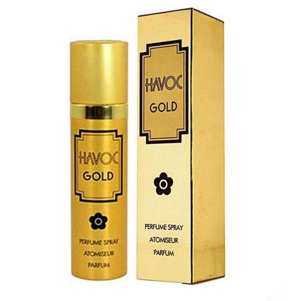 HAVOC GOLD PERFUME SPRAY 75ML - Nazar Jan's Supermarket