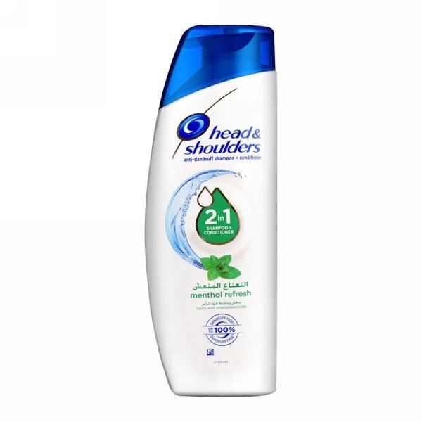 HEAD&SHOULDERS 2IN1 SHAMPOO+CONDITIONR MENTHOL REFRESH 360ML - Nazar Jan's Supermarket