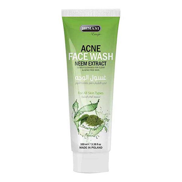 HEMANI FACE WASH ACNE NEEM EXTACT 100ML - Nazar Jan's Supermarket