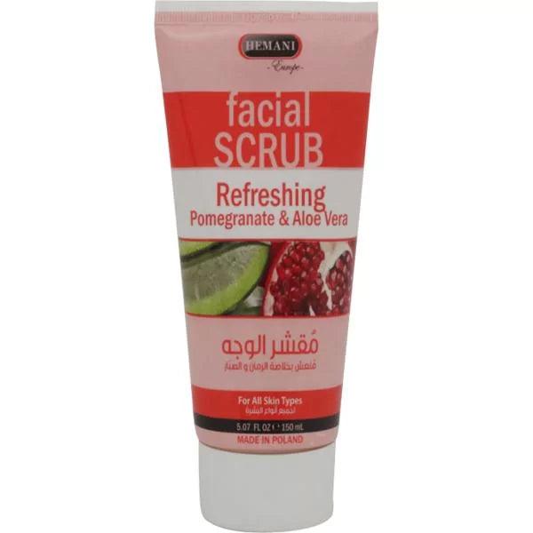 HEMANI FACIAL SCRUB REFRESHING POMEGRANATE&ALOEVERA 150ML - Nazar Jan's Supermarket