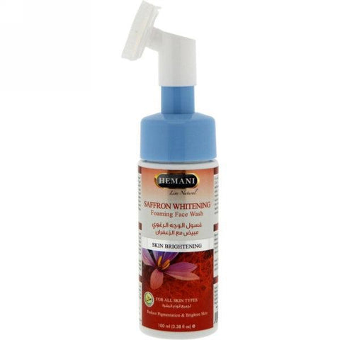 HEMANI SAFFRON WHITENING FOAMING F/W 150ML - Nazar Jan's Supermarket