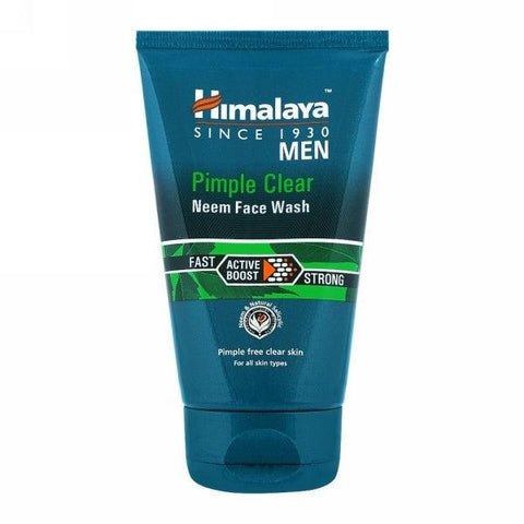 HIMALAYA MEN PIMPLE CLEAR NEEM FACE WASH 100ML - Nazar Jan's Supermarket