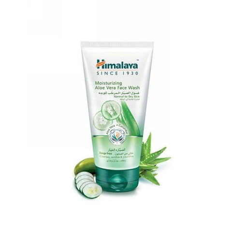 HIMALAYA MOISTURIZING ALOE VERA FACE WASH 100ML - Nazar Jan's Supermarket