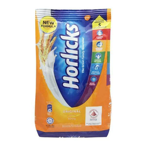 HORLICKS POUCH MALT ORIGINAL 200GM - Nazar Jan's Supermarket