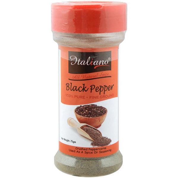 ITALIANO BLACK PEPPER 75G - Nazar Jan's Supermarket