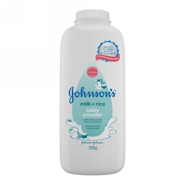 JOHNSON`S MILK +RICE BABY POWDER 100G - Nazar Jan's Supermarket