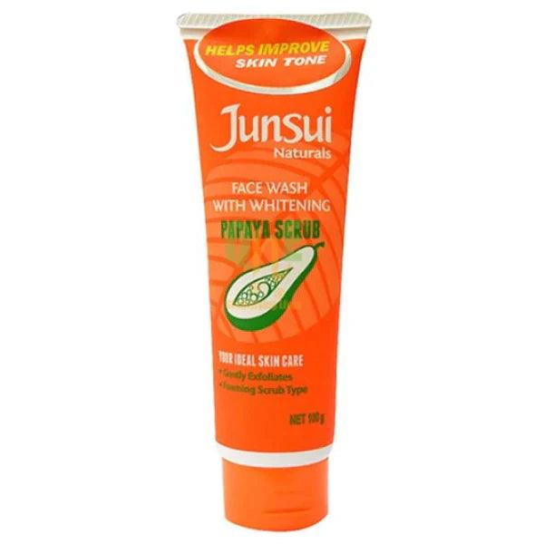 JUNSUI FACIAL WASH PAPAYA SCRUB 100GM - Nazar Jan's Supermarket