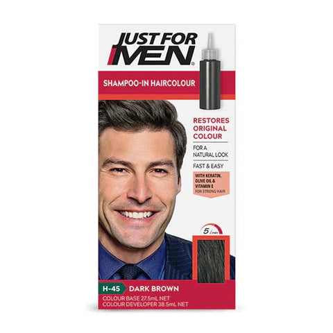 JUST FOR MAN HAIR COLOR DARK BROWN - Nazar Jan's Supermarket