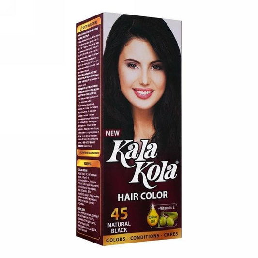 KALA KOLA HAIR COLOR 45 NATURAL BLACK - Nazar Jan's Supermarket
