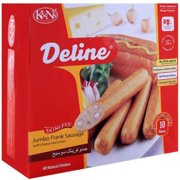 K&N JUMBO FRANK WITH CHEESE AND ONION 10PCS 740G - Nazar Jan's Supermarket