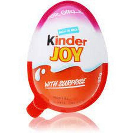 KINDER JOY BOYS & GIRLS EGG SWEETS 20GM - Nazar Jan's Supermarket
