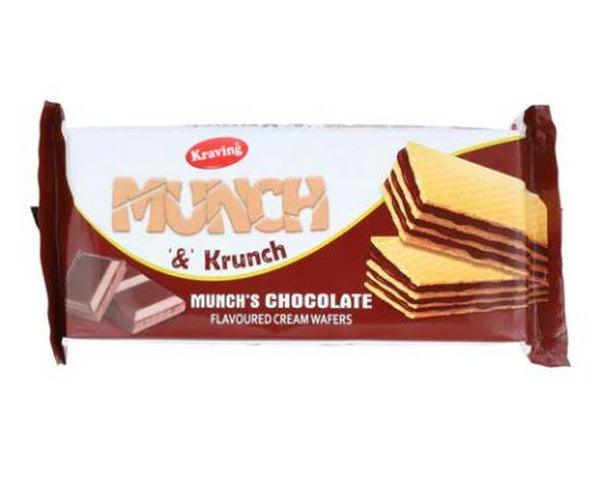 KRAVING MUNCH & KRUNCH CHOCOLATE WAFFERS 150G - Nazar Jan's Supermarket