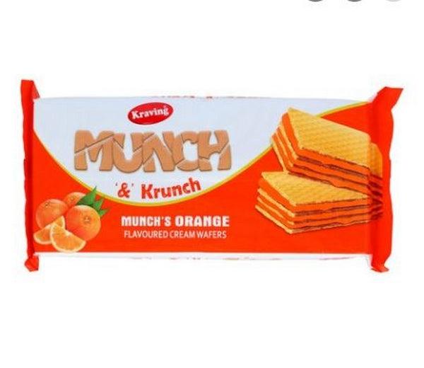 KRAVING MUNCH & KRUNCH ORANGE WAFFERS 75G - Nazar Jan's Supermarket