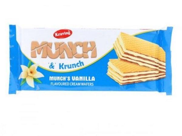 KRAVING MUNCH & KRUNCH VANILLA WAFFERS 75G - Nazar Jan's Supermarket