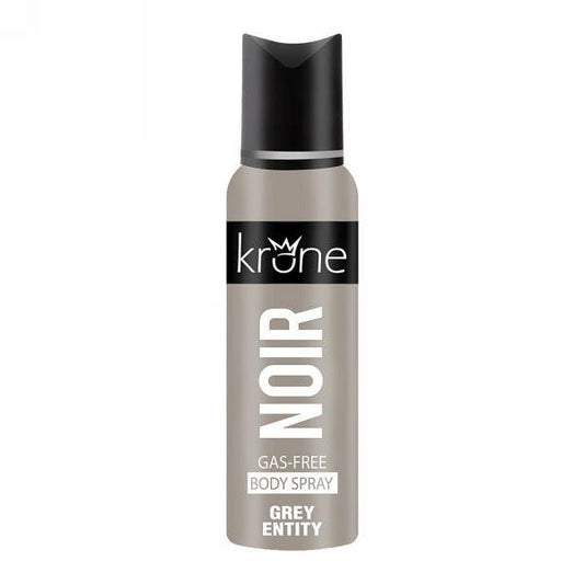 KRONE NOR GAS FREE BODY SPRAY GREY ENTITY 120ML - Nazar Jan's Supermarket