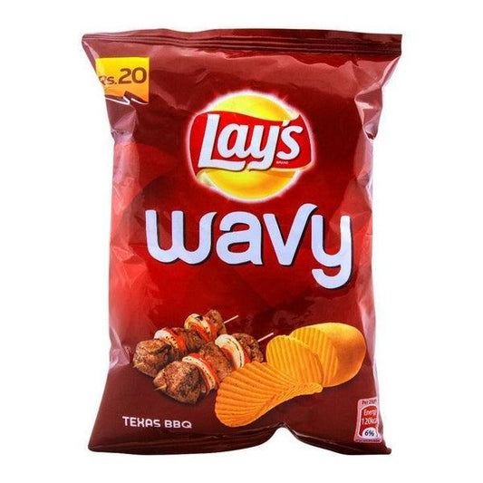 LAYS BBQ WAVY 23G - Nazar Jan's Supermarket