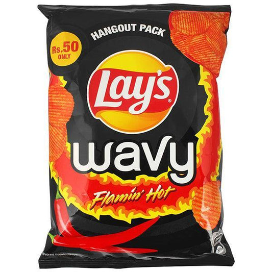 LAYS WAVY FLAMIN HOT 60GM - Nazar Jan's Supermarket