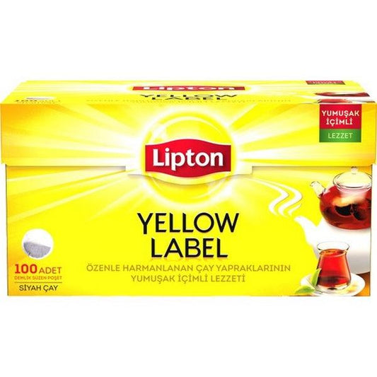 LIPTON YELLOW LABEL TEA 100PCS - Nazar Jan's Supermarket