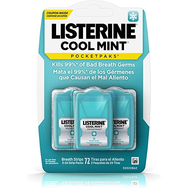 LISTERINE COOL MINT STRIPS 24 500ML - Nazar Jan's Supermarket