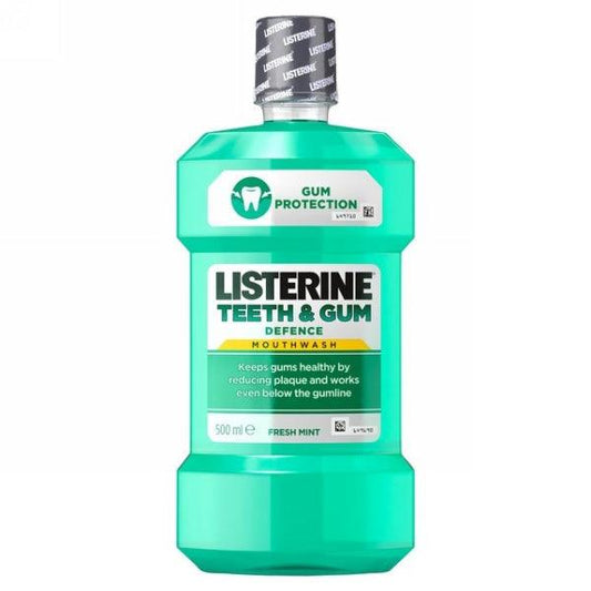 LISTERINE TEETH & GUM DEFENCE M/W 500ML - Nazar Jan's Supermarket