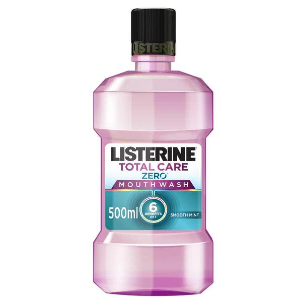LISTERINE TOTAL CARE SMOOTH MINT M/W 500ML - Nazar Jan's Supermarket