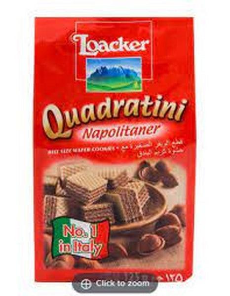 LOACKER QUADRATINI NAPOLITANER WAFER 125GM - Nazar Jan's Supermarket