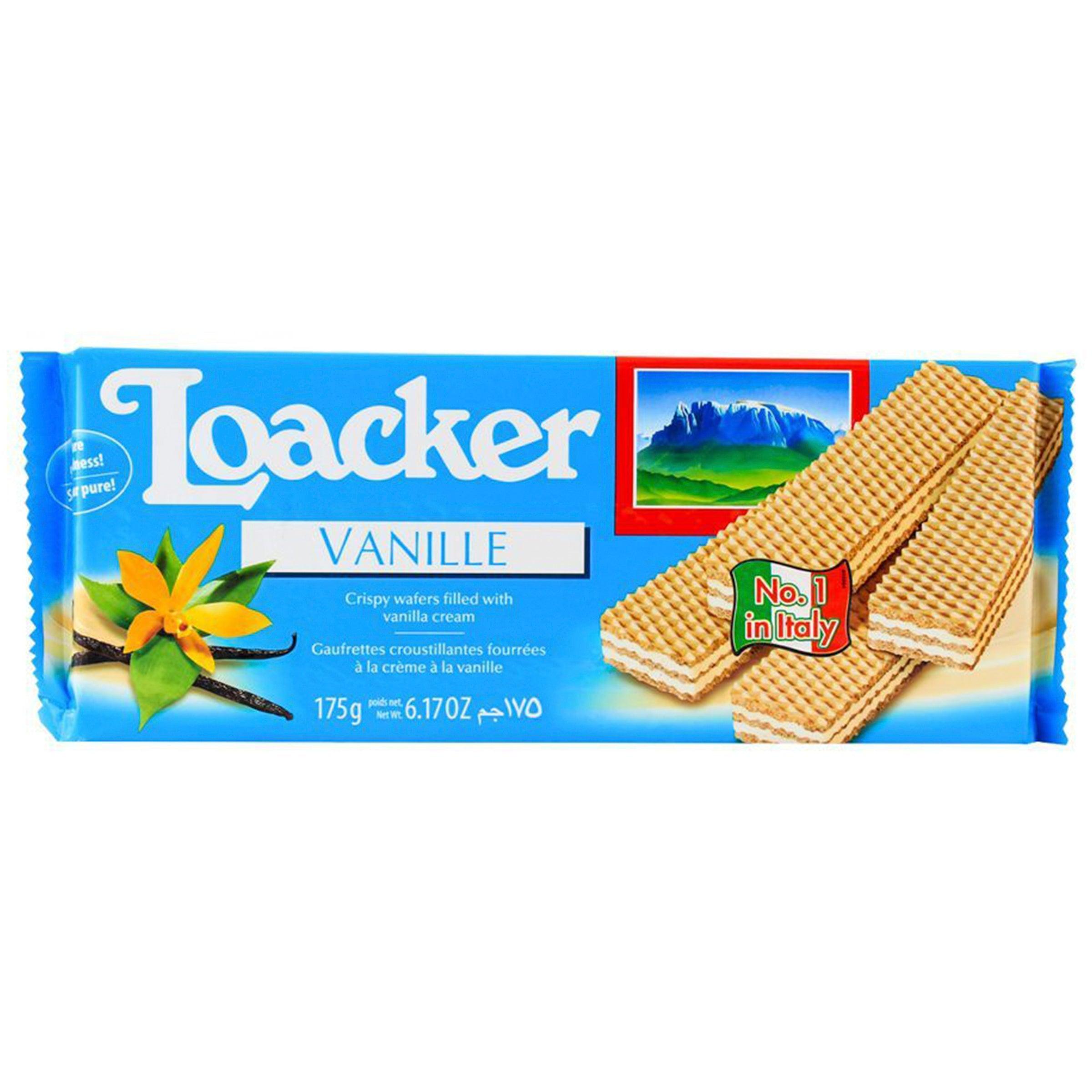 LOACKER VANILLE CREAM WAFER 175GM - Nazar Jan's Supermarket