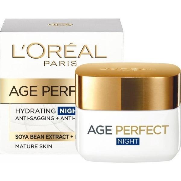 LOREAL AGE PERFECT AGE 50+ NIGHT CREAM 50ML - Nazar Jan's Supermarket