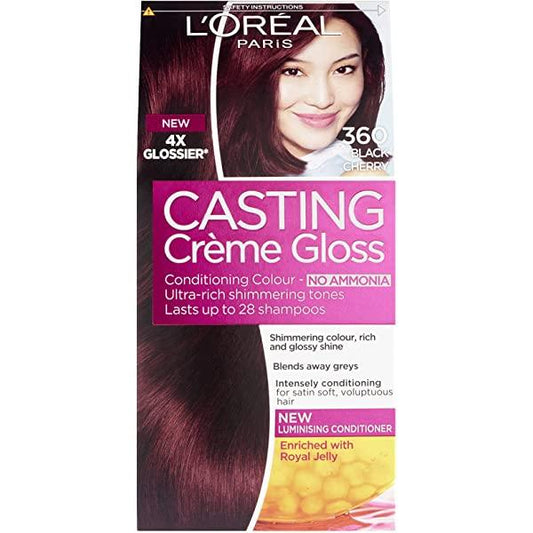 LOREAL CASTING HAIR COLOR DARK RED CG 360 - Nazar Jan's Supermarket