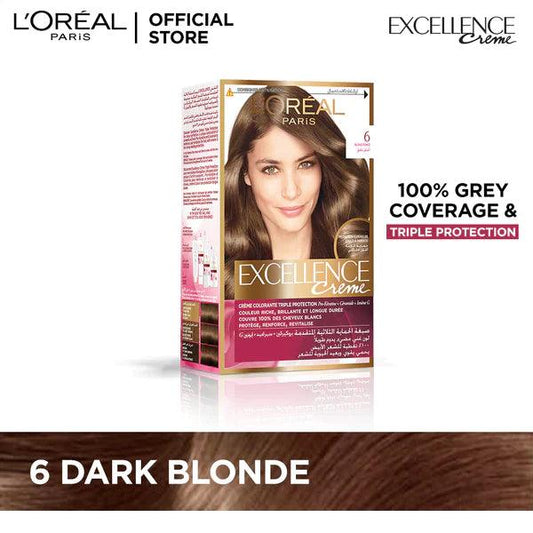 LOREAL EXCLLENCE HAIR COLOR 6 DARK BLONDE - Nazar Jan's Supermarket