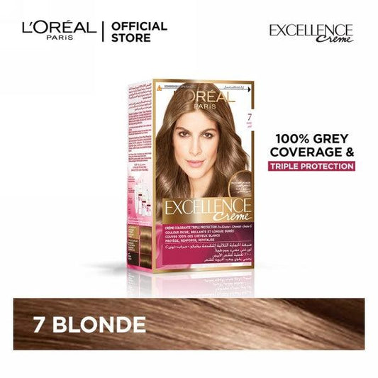 LOREAL EXCLLENCE HAIR COLOR 7 BLONDE - Nazar Jan's Supermarket