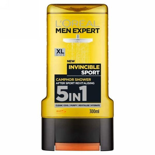 LOREAL MEN EXPERT XL INVINCIBLE SPORT AFTER CAMPHOR SHOWER 300ML - Nazar Jan's Supermarket