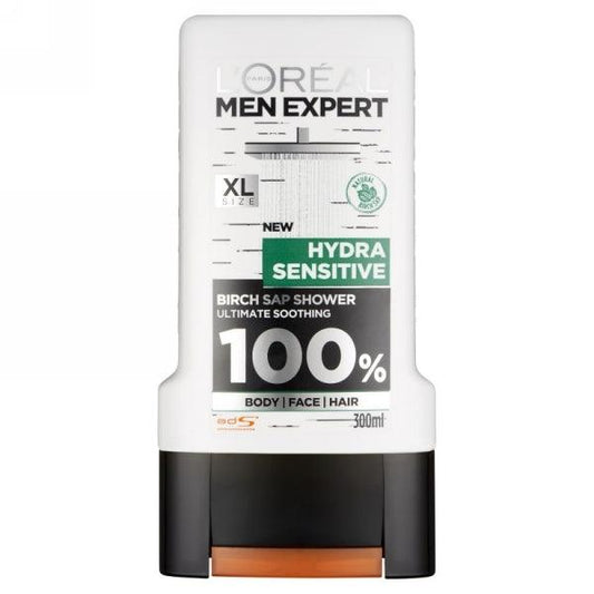LOREAL MEN HYDRA SENSITIVE SHOWER GEL 300ML - Nazar Jan's Supermarket