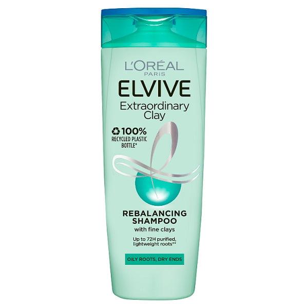 LOREAL PARIS ELVIVE EXTRAORDINARY CLAY OILY ROOTS DRY ENDS 400ML - Nazar Jan's Supermarket