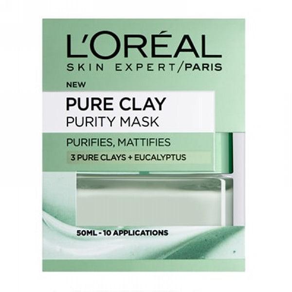 LOREAL SKIN EXPERT PURE CLAY PURITY MASK 50ML - Nazar Jan's Supermarket