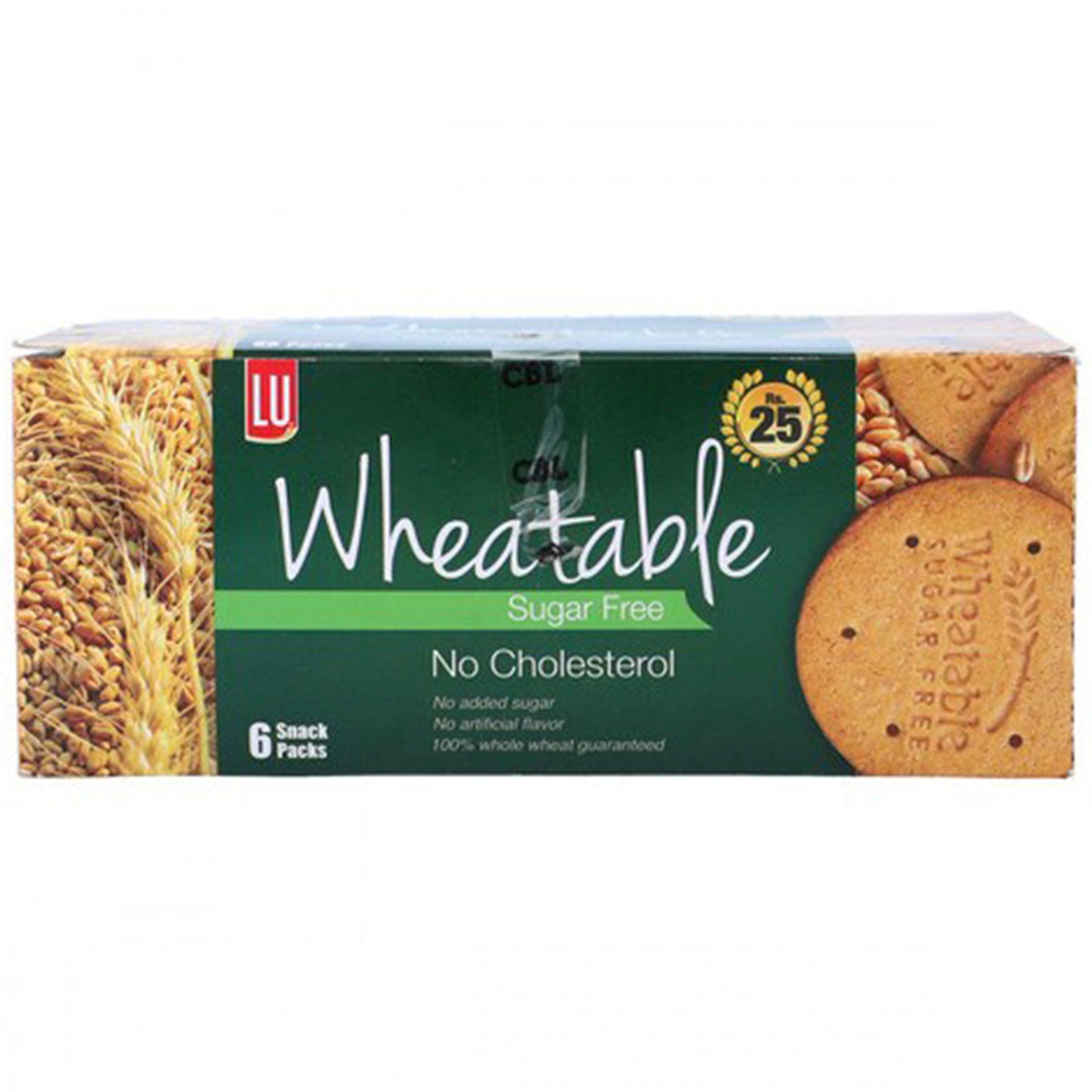 LU WHEATABLE ZERO CHOLESTEROL BISCUIT F/P 43GM - Nazar Jan's Supermarket