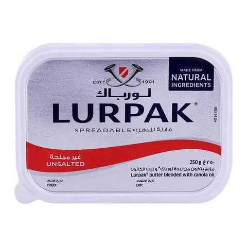 LURPAK UNSALTED BUTTER 250G - Nazar Jan's Supermarket