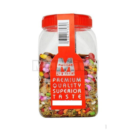 MAIZBAN PAN MASALA SWEETS SMALL JAR 150GM - Nazar Jan's Supermarket
