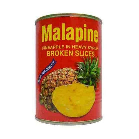 MALAPINE PINEAPPLE IN SYRUP BROKEN SLICES 565GM - Nazar Jan's Supermarket