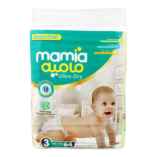 MAMIA ULTRA DRY MIDI 6-11KG SIZE 3 9PCS - Nazar Jan's Supermarket